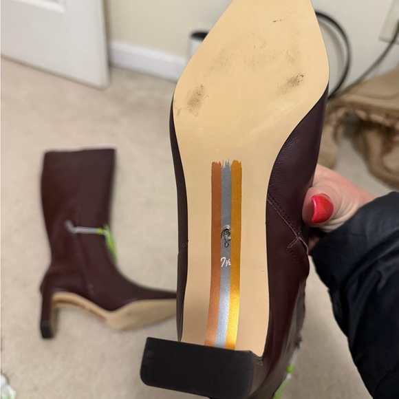 Sam Edelman Rich Brown Heeled Boots - Picture 8 of 13